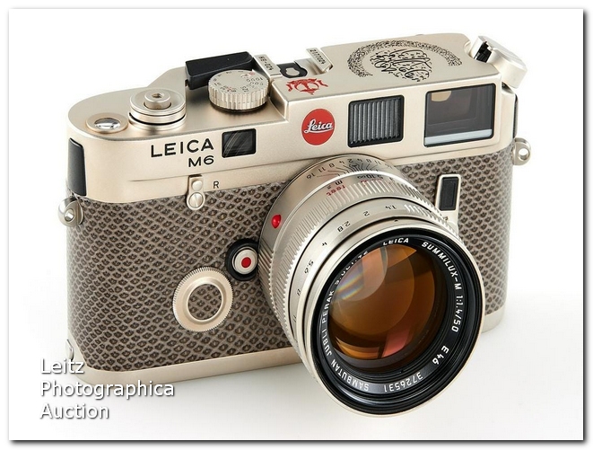 Leica M6 Sultan of Brunei Platinum