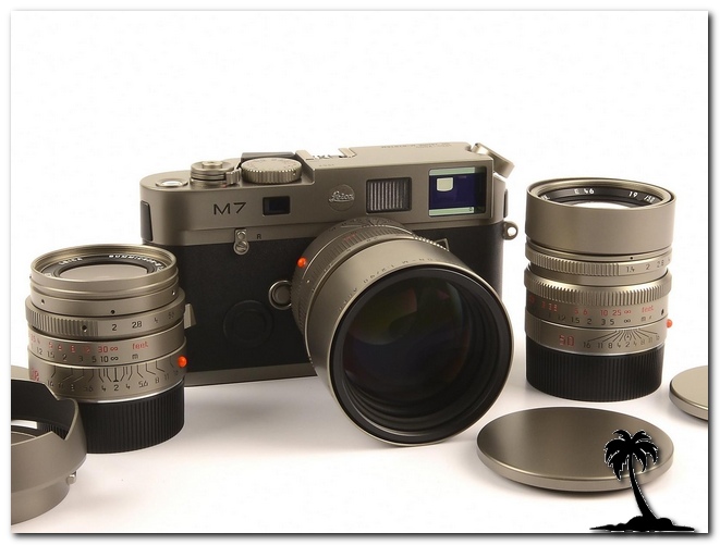 Leica M7 Titanium 50th years anniversary, 3-lens kit