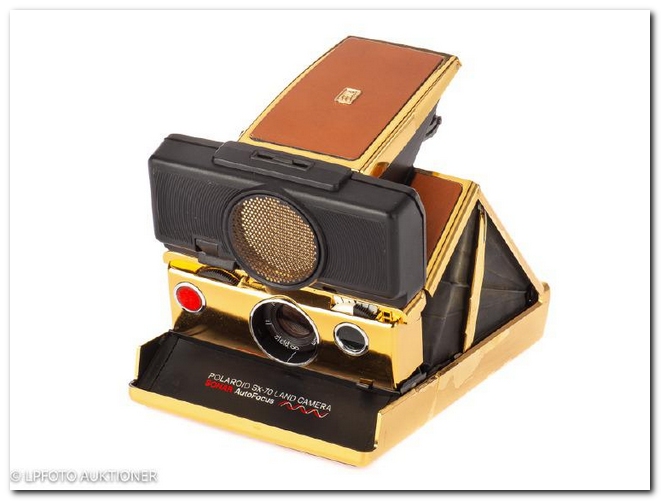 Polaroid-SX-70 Sonar Gold