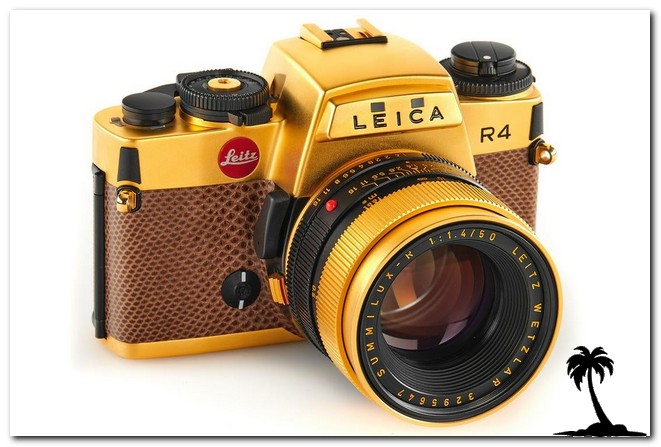 Leica R4 Gold w Lens